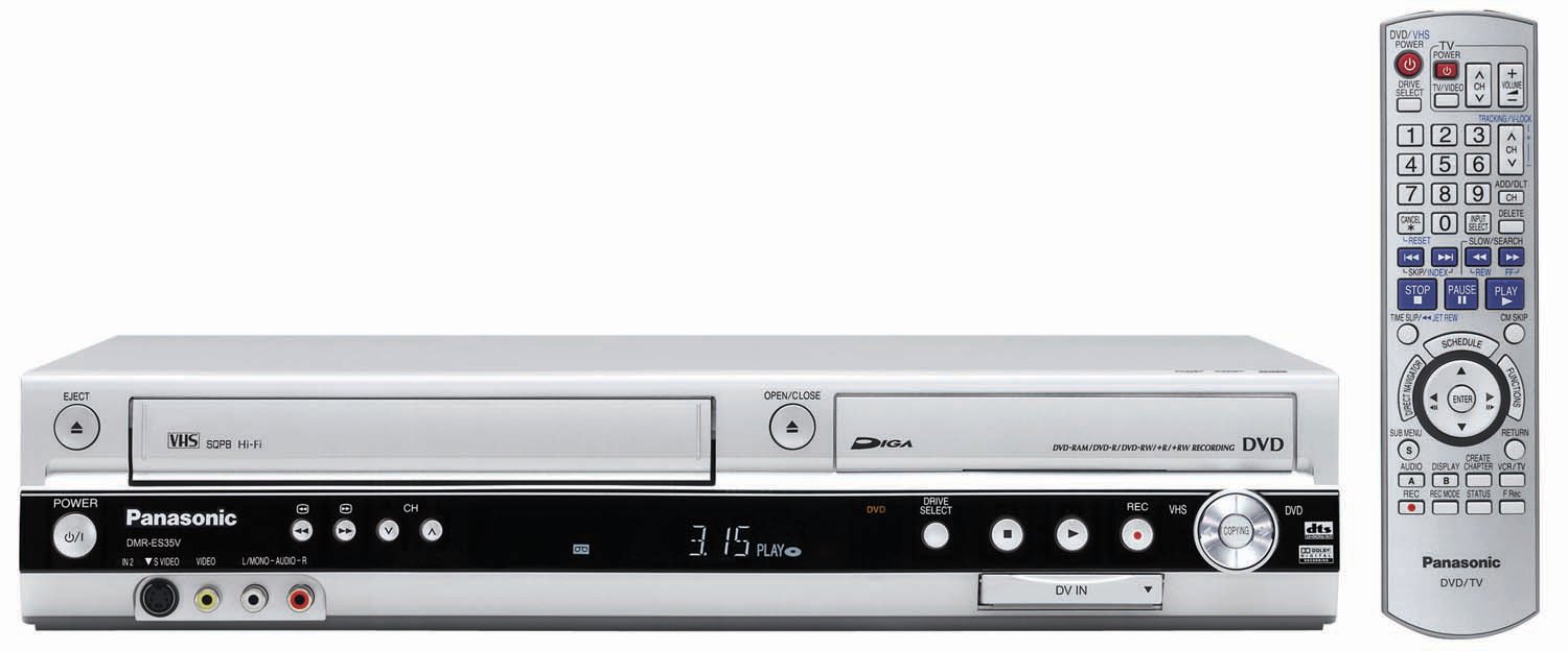 Amazon.com: Panasonic DMR-ES35VS DVD Recorder / VCR Combo with DV