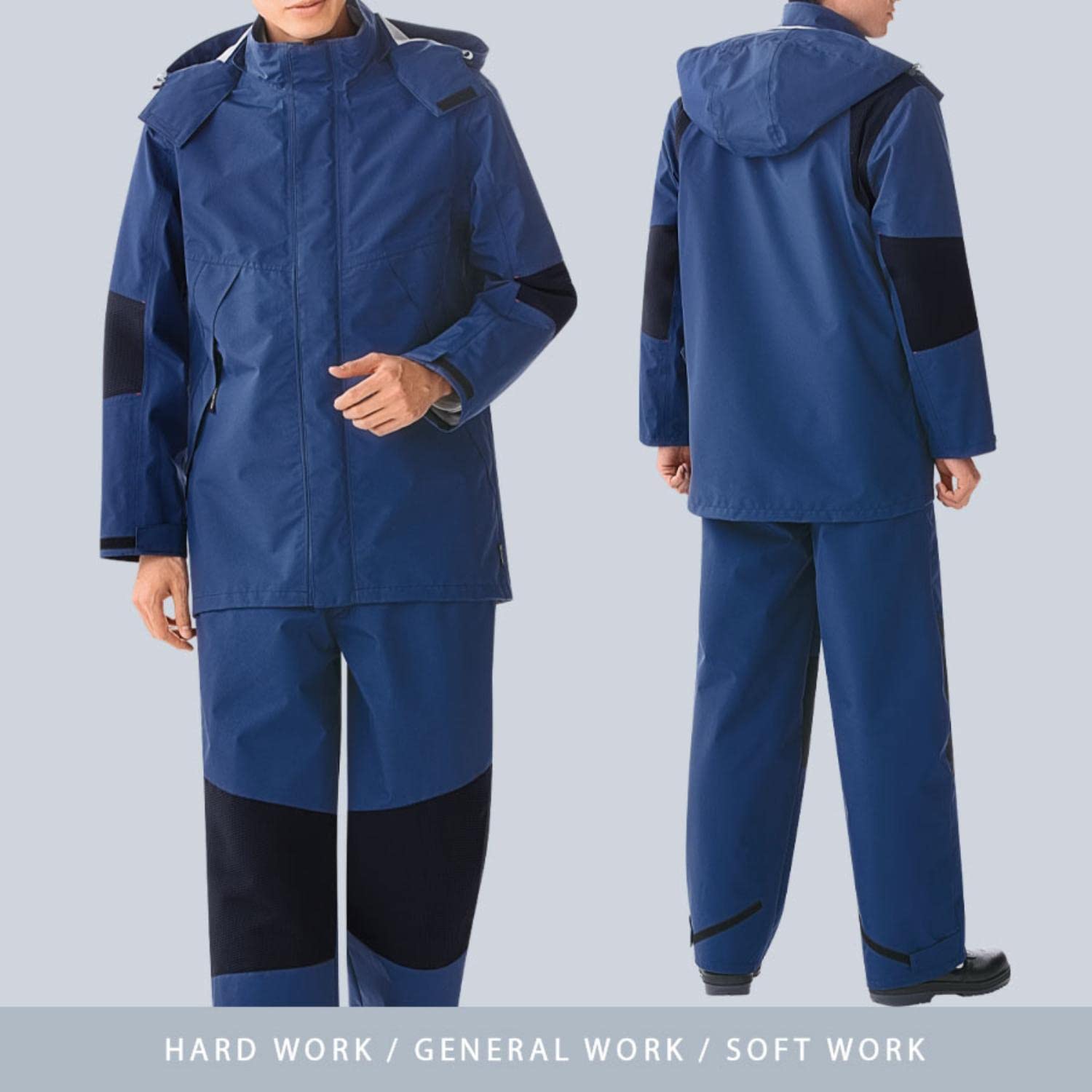 Amazon.co.jp: [ミドリ安全] レインベルデN(R) レインウェア 上 フル