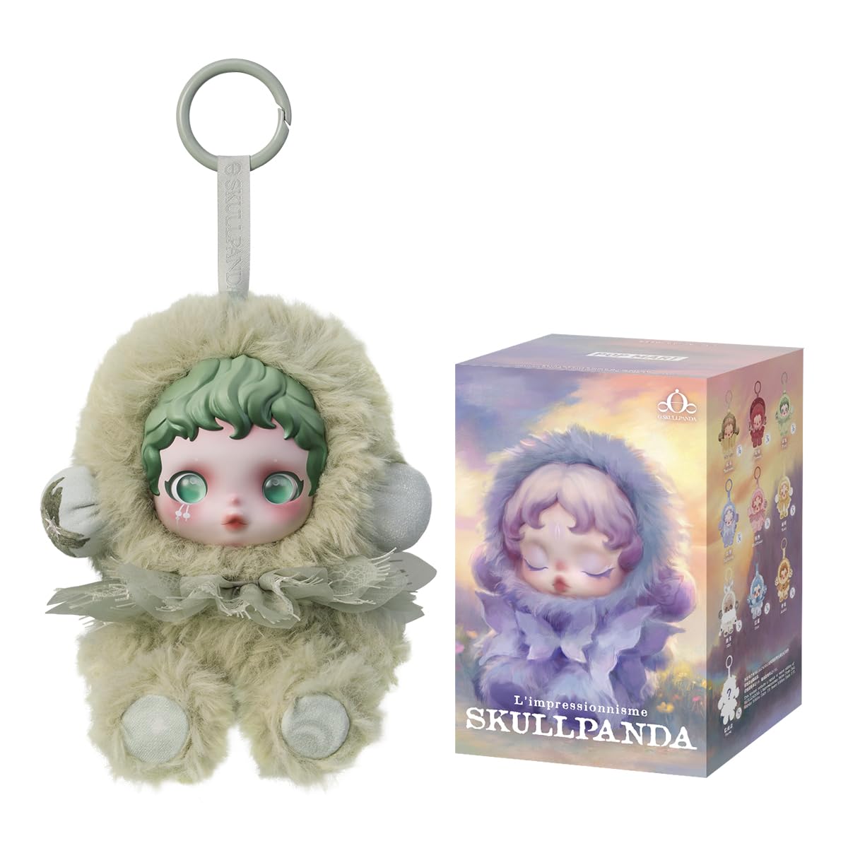 Amazon | POP MART SKULLPANDA L'impressionnisme シリーズぬいぐるみ