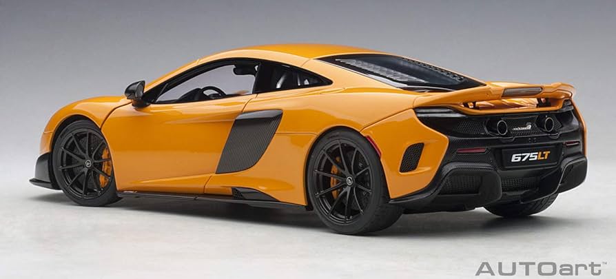 Amazon.com: AUTOart Mclaren 675LT Mclaren Orange 1/18 Model Car