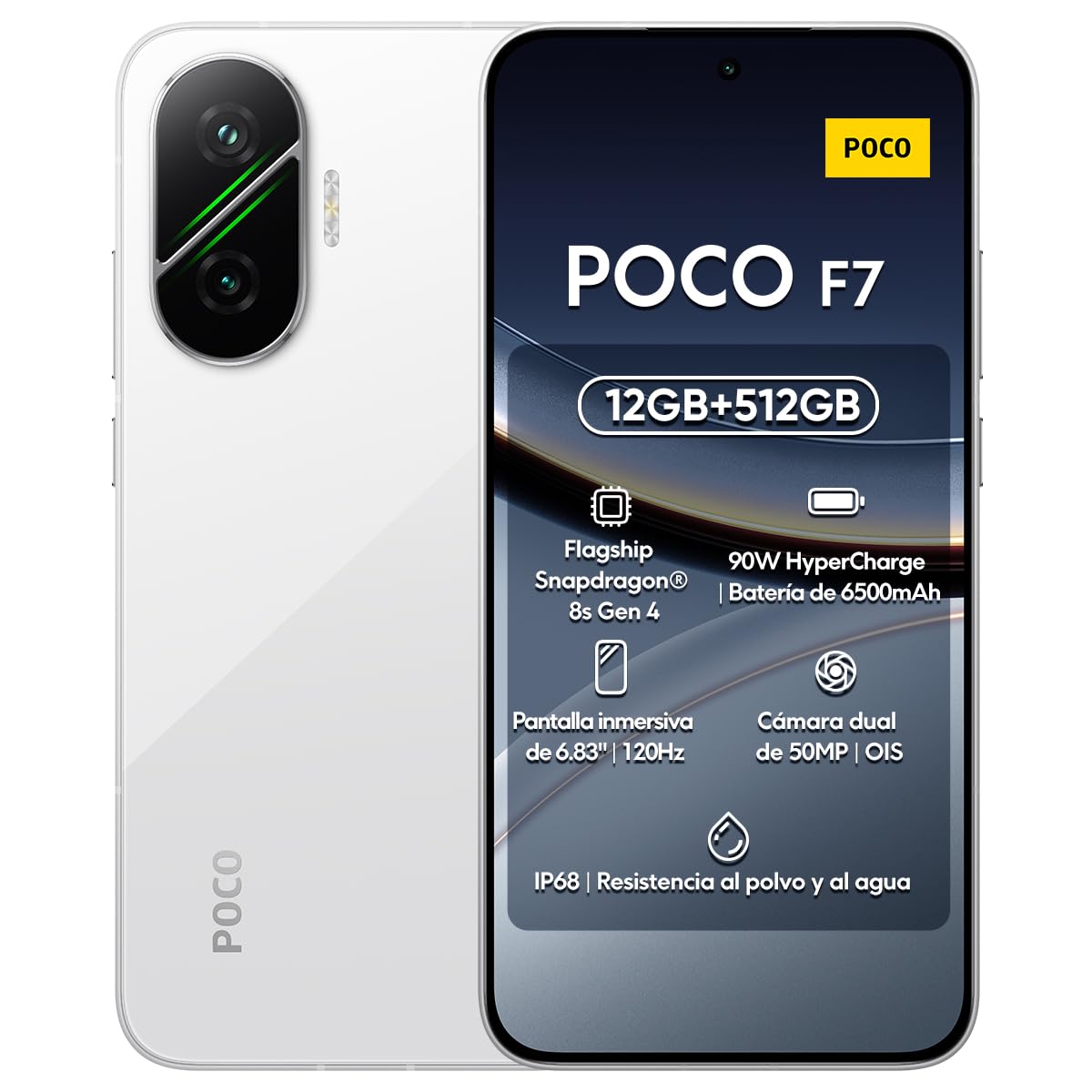 POCO F7 12GB RAM 512GB ROM, White : Amazon.com.au: Electronics