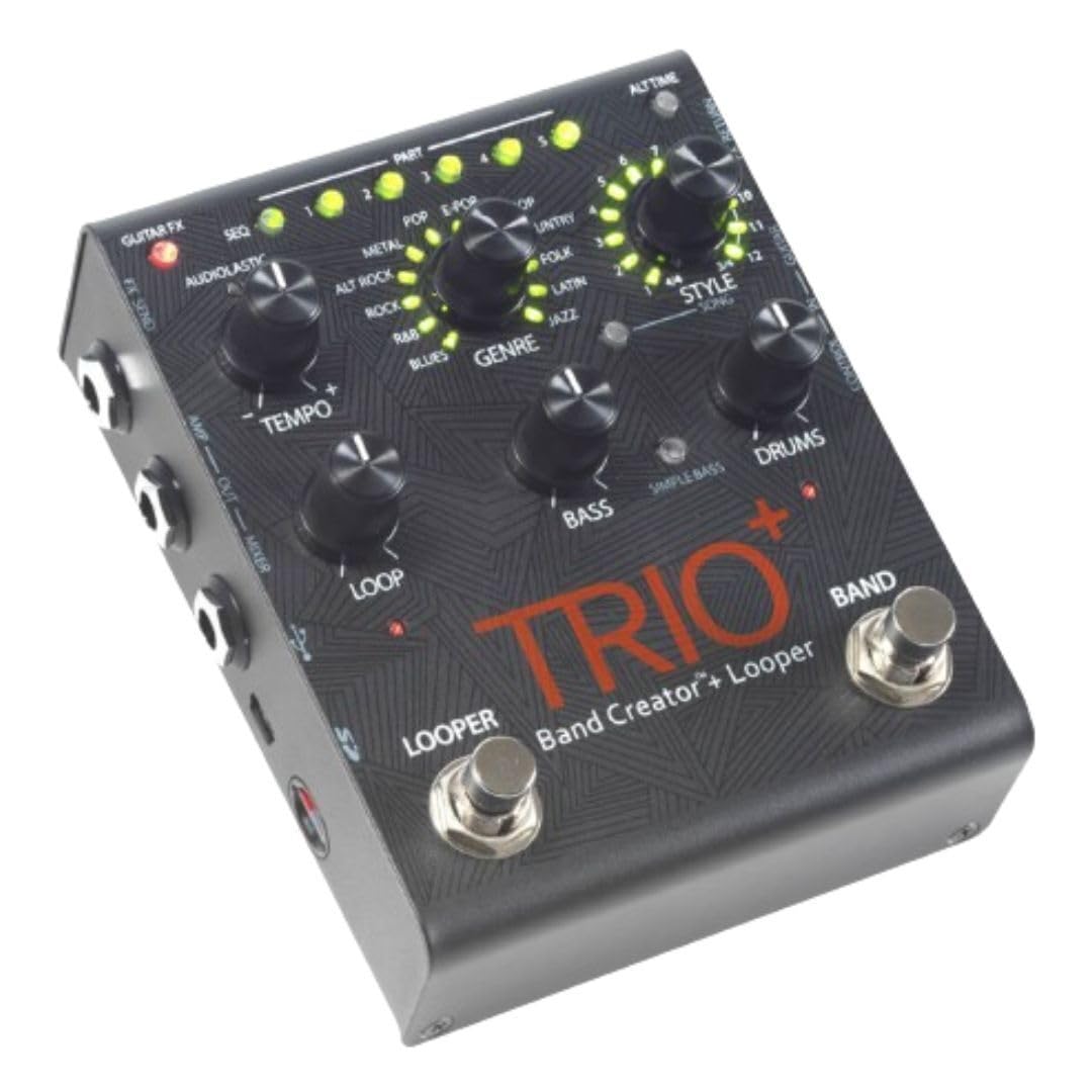 DigiTech Pedale per chitarra TRIO Plus Band Creator con Looper