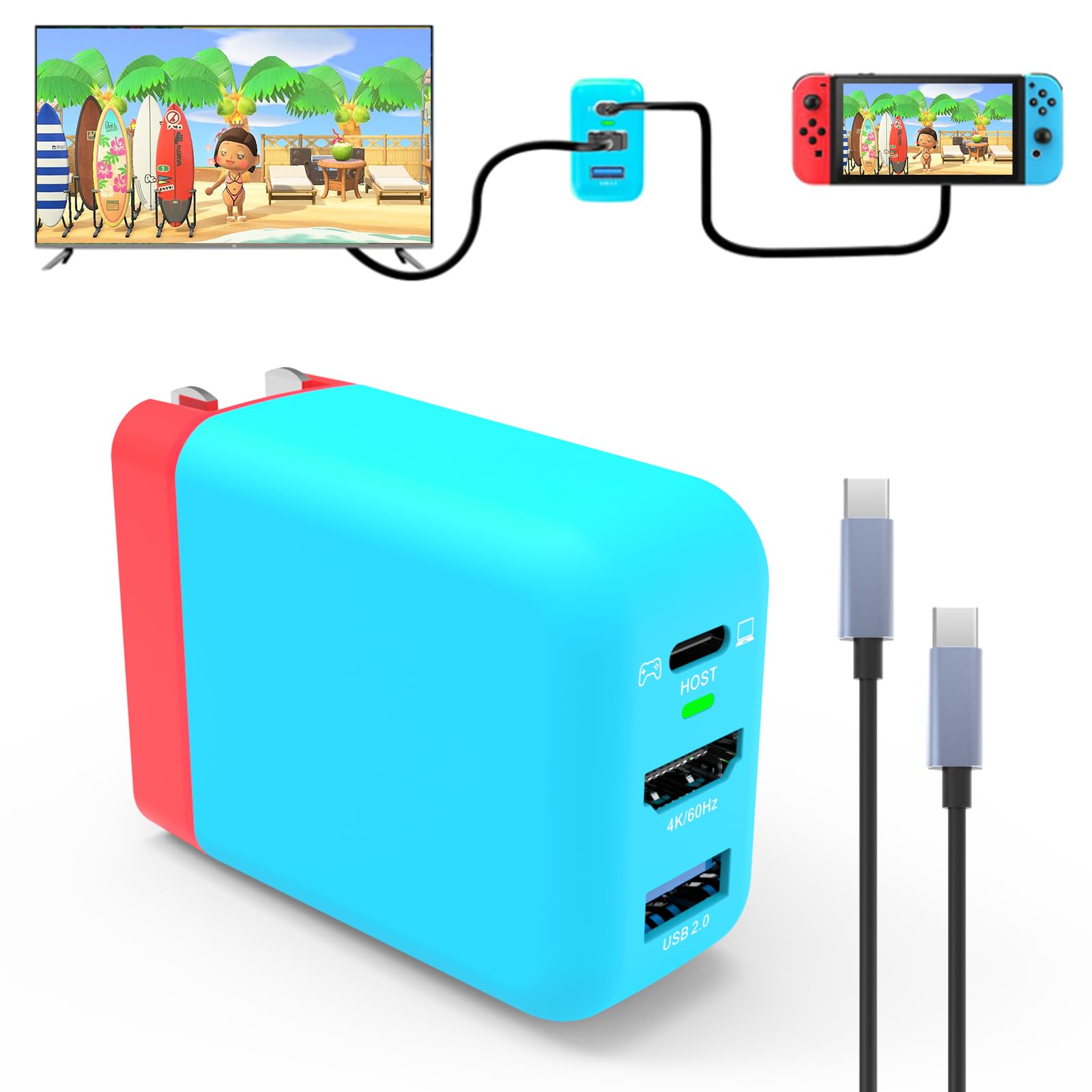 Amazon.co.jp: 【日本正規品】Basicolor Switch ドック充電器 ゲーム