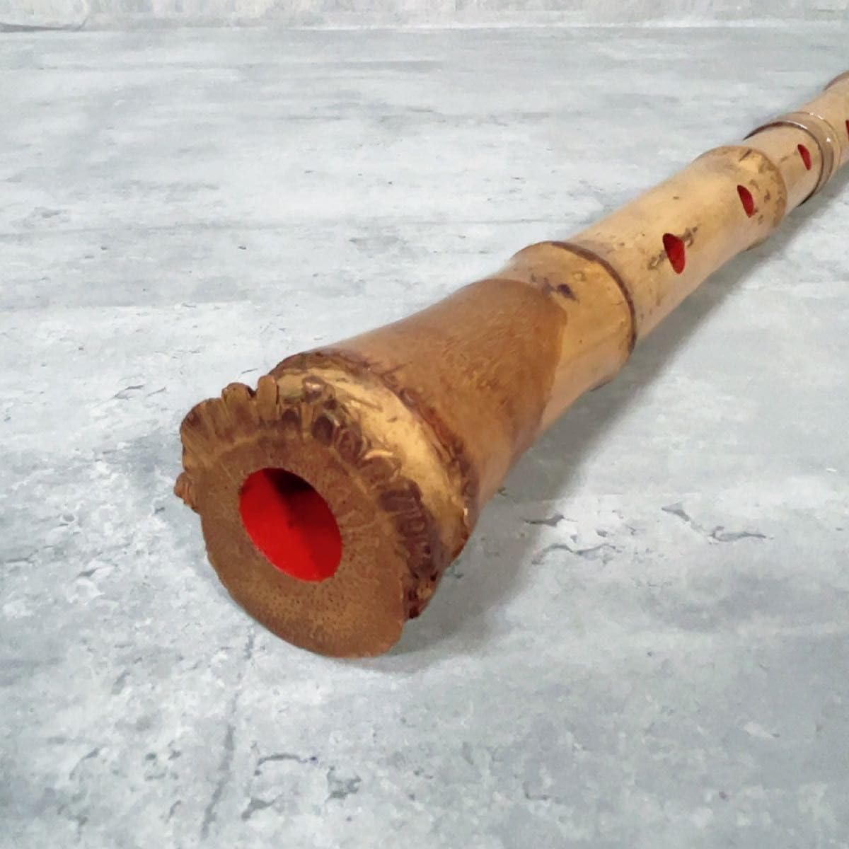 ☆尺八 琴古流 呂玄銘 銀三線継 約42.5センチ 約340g ☆尺八 琴古流