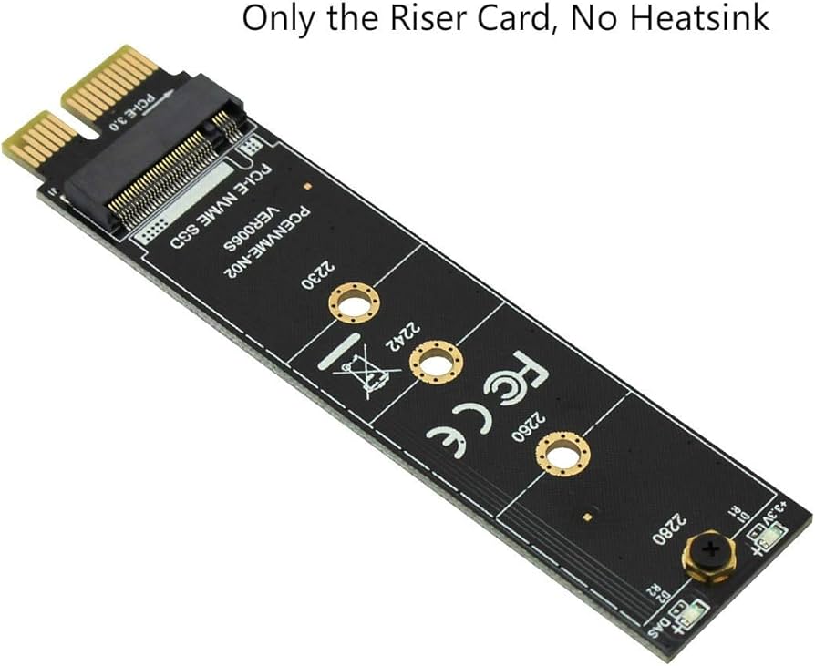 Amazon.co.jp: JMT PCI-E PCI Express 3.0 X1からM.2 Mキー