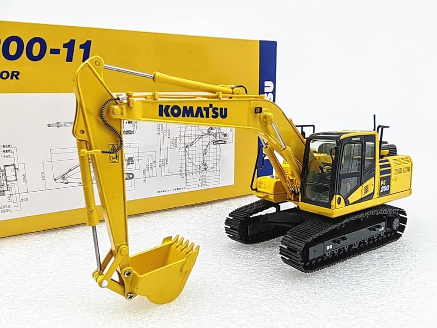 コマツ建機 PC200-11 コマツ純正カラー小割りセット 1/50 コマツ建機