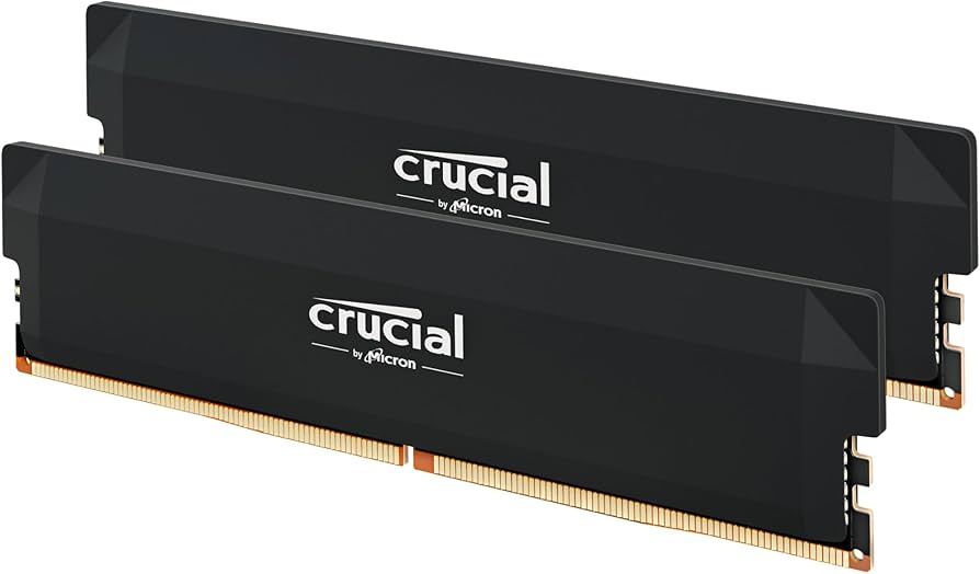 Crucial Pro 32GB DDR5 RAM Kit (2x16GB),CL36 6000MHz, Overclocking