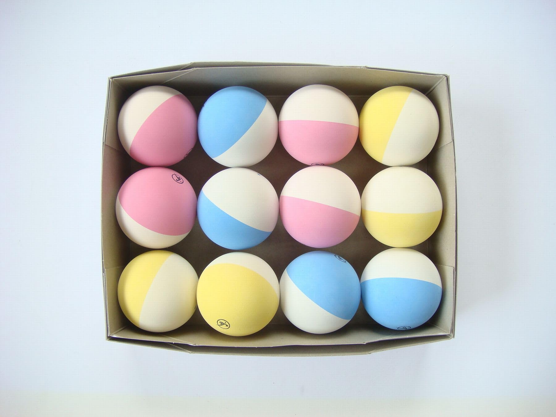 Amazon | アカバネ(AKABANE) テニスボール 軟式2色 練習用 12個（1