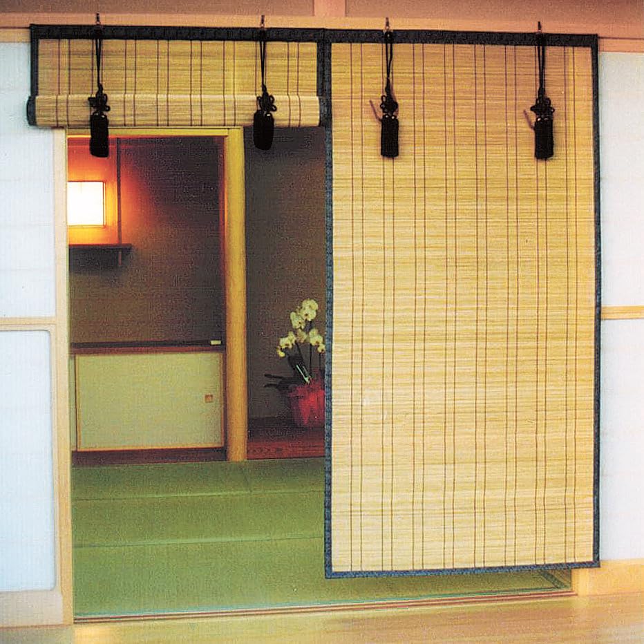 お座敷すだれ 一対二本セット （175cm×90㎝） お座敷すだれ 一対二本