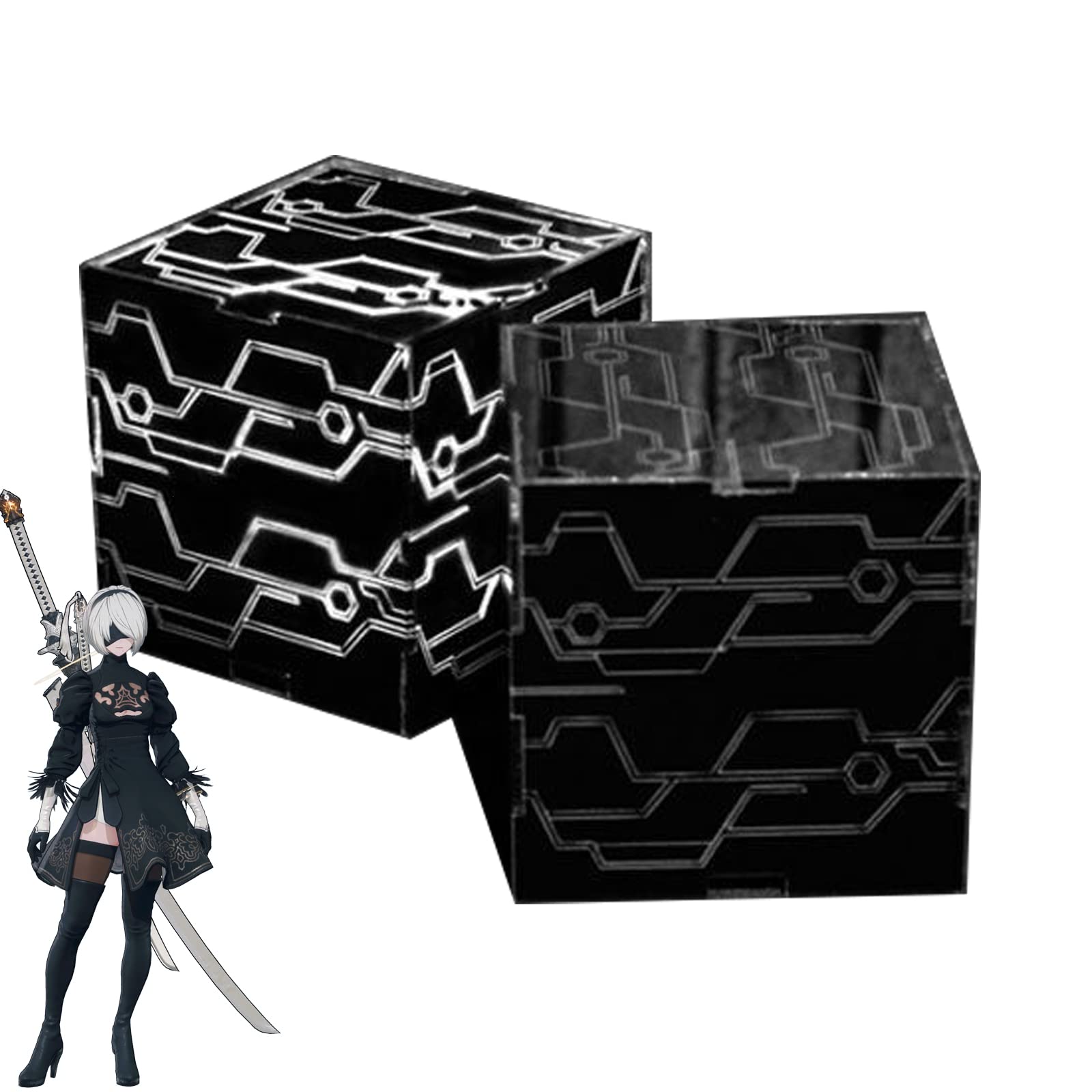 Amazon | NieR:Automata 9S 2B ニーア オートマタ 発光ブラック