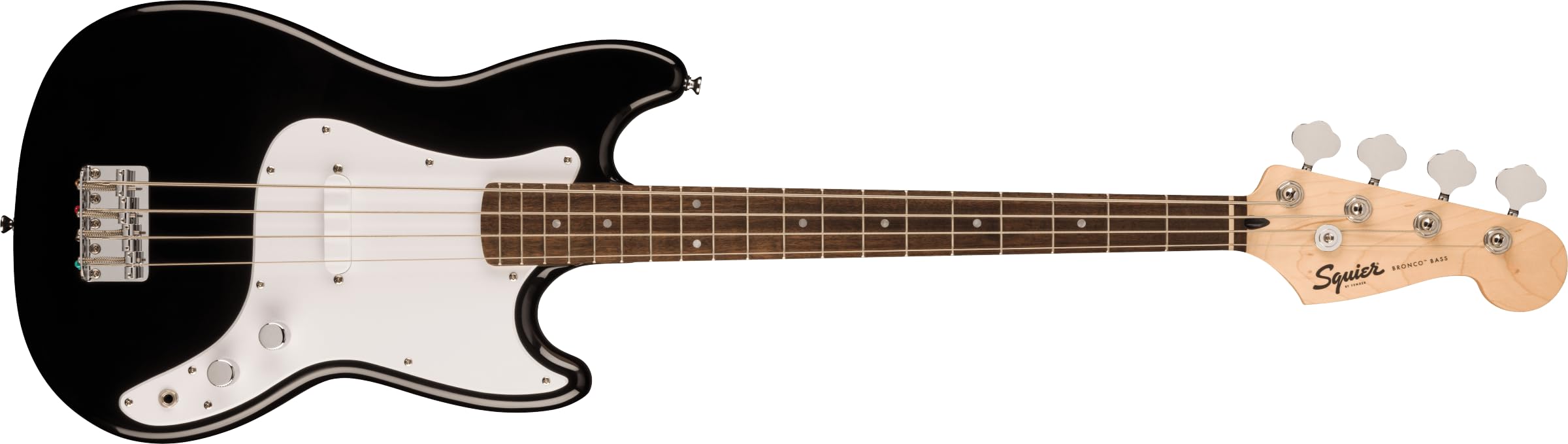 Amazon.com: Squier Squier Sonic Bronco Bass, Black, Laurel