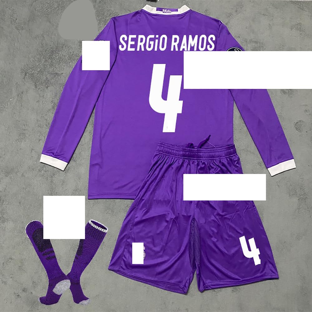12-13 レアル・マドリード セリオ・ラモス7番 長袖 シャツ RAMOS 12-13