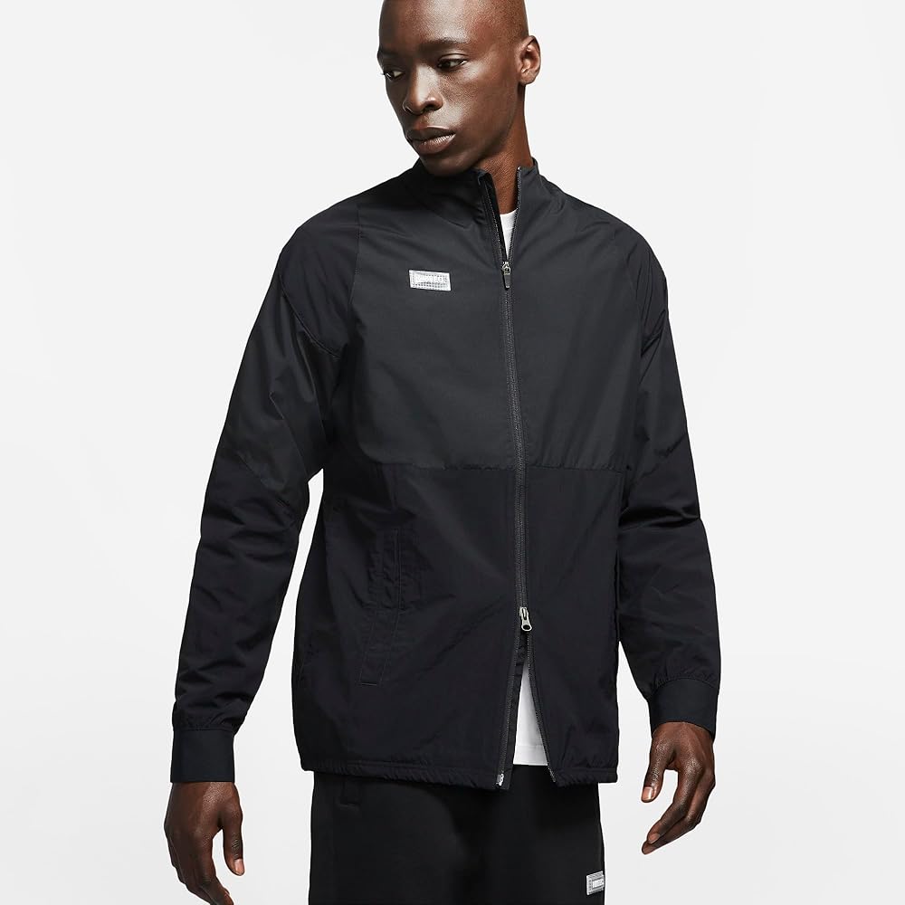 Nike F.C. AWF Men's Woven Soccer Track Jacket (Medium, Black) at