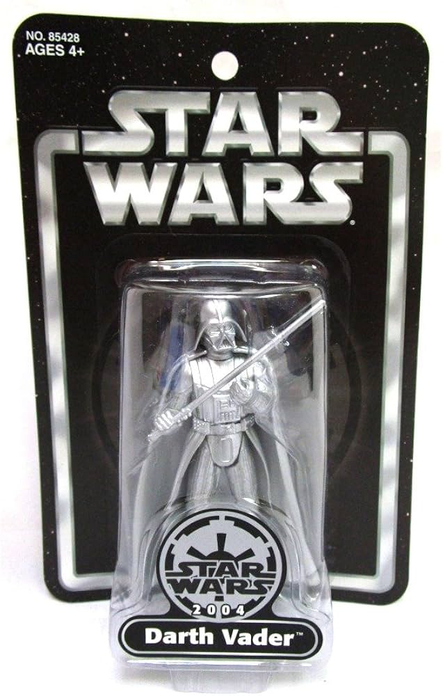 Amazon.com: Star Wars 2004 Figure: Silver Darth Vader : Toys & Games