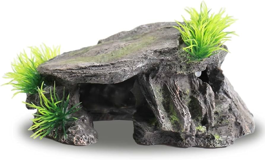 Amazon.co.jp: PENGYETHTY 金魚 水槽 隠れ家 水槽 オブジェ トンネル