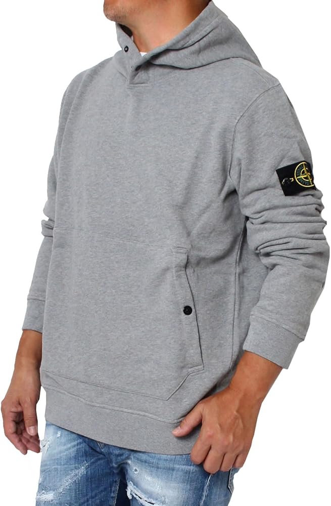 Amazon.co.jp: [ストーンアイランド] ワッペン付き ブラッシュスエット