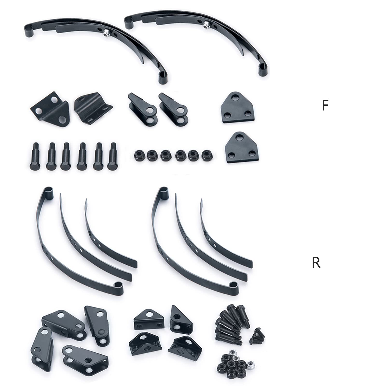 Amazon | RCHUBAM RCスチールリーフスプリングサスペンションバー 1/14