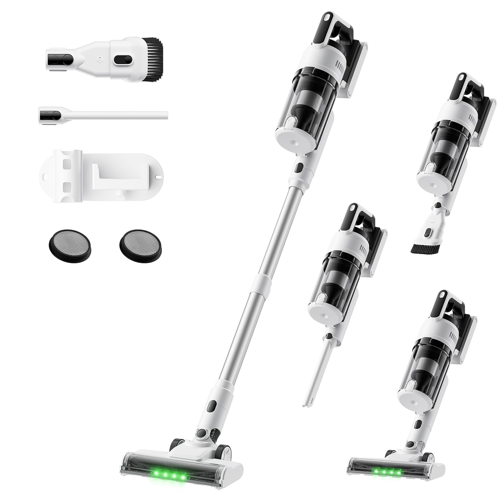 Amazon | 掃除機 コードレス 【2025爆進化！75kpa強力吸引・自立式・55