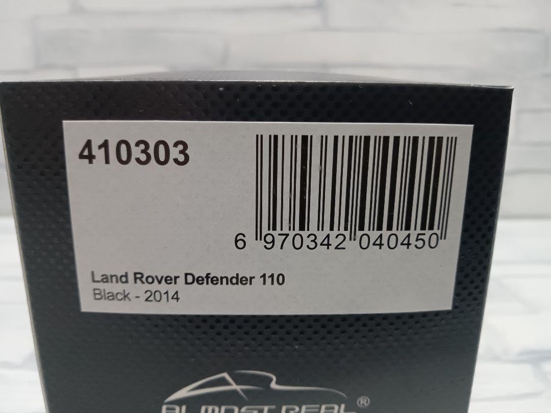 Amazon.co.jp: 1／43 ランドローバー ディフェンダー110 ブラック 2014