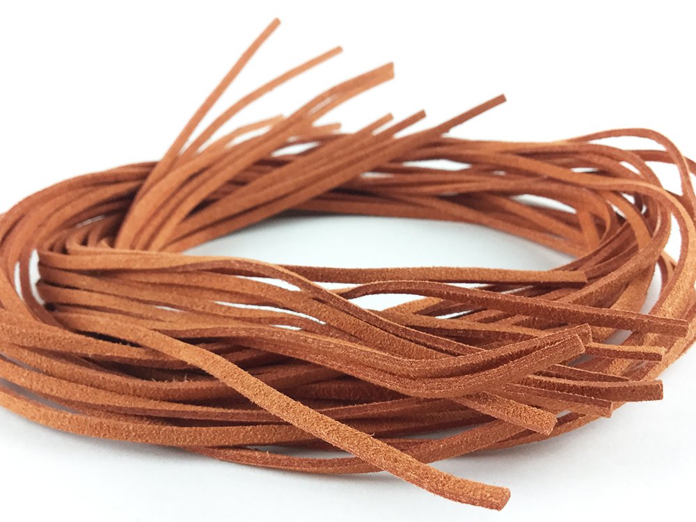 Amazon.co.jp: ノーブランド品 スエード 紐 1m 10本 ライトブラウン