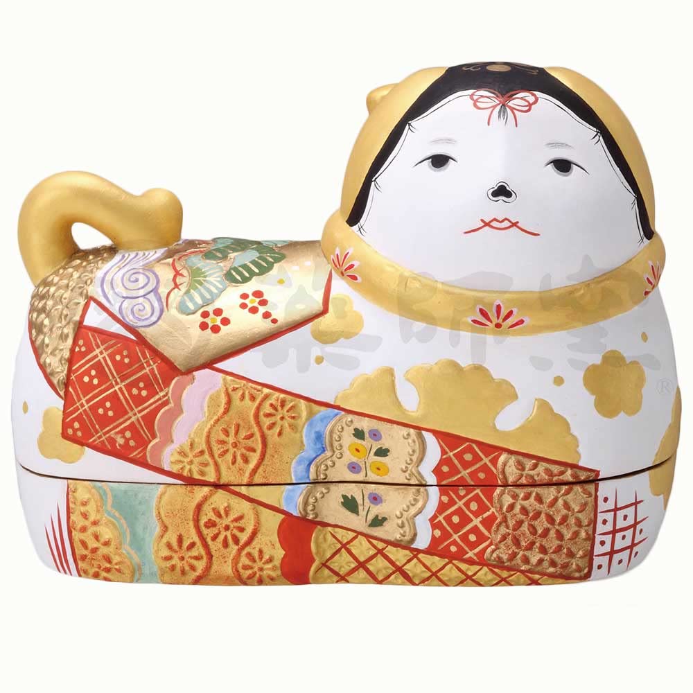 Amazon.co.jp: ひな祭り 置物 小物入れ 犬箱/須はら錦彩犬筥（大・左