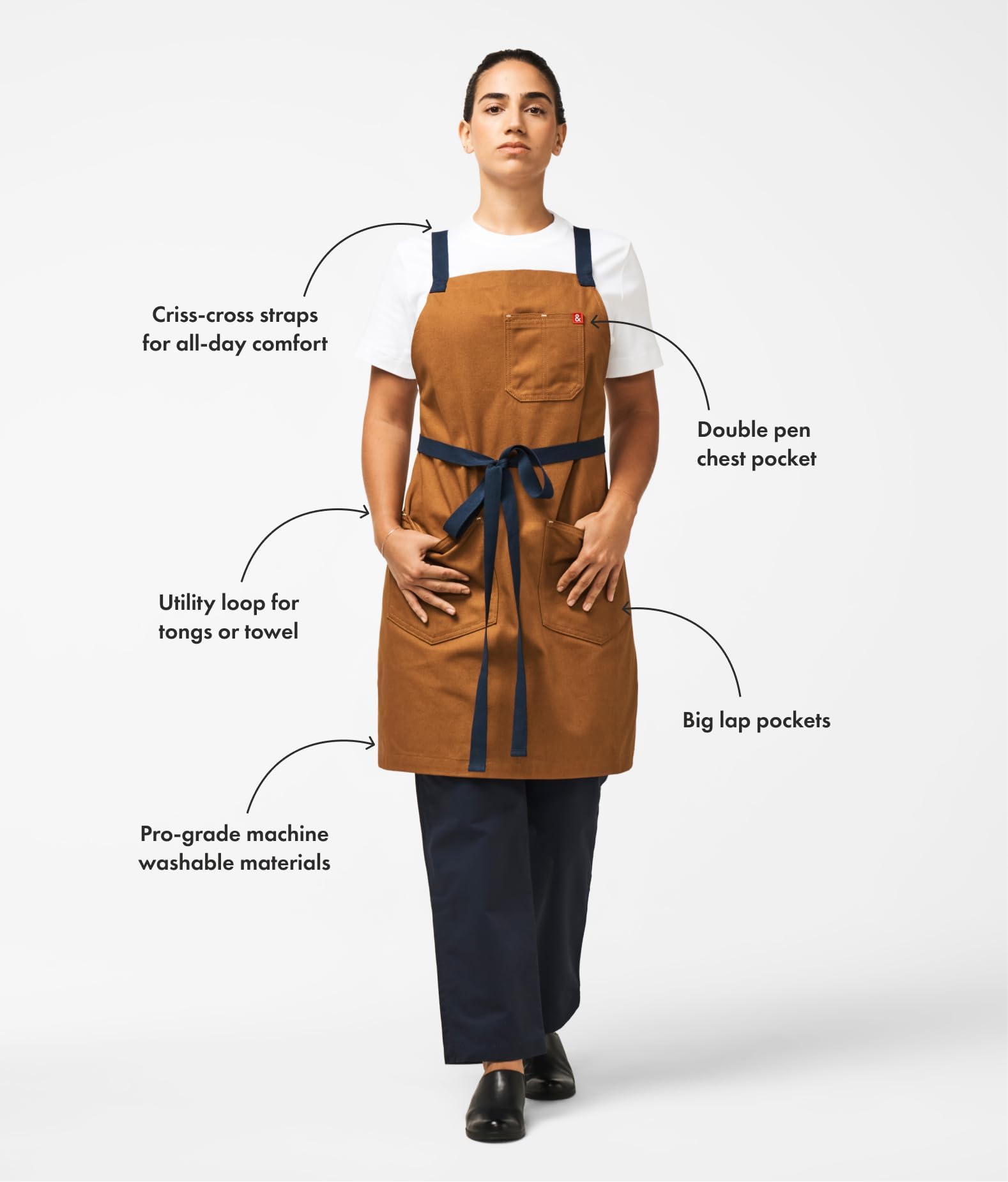 Amazon.com: hedley & bennett Crossback Apron - Crossback Chef
