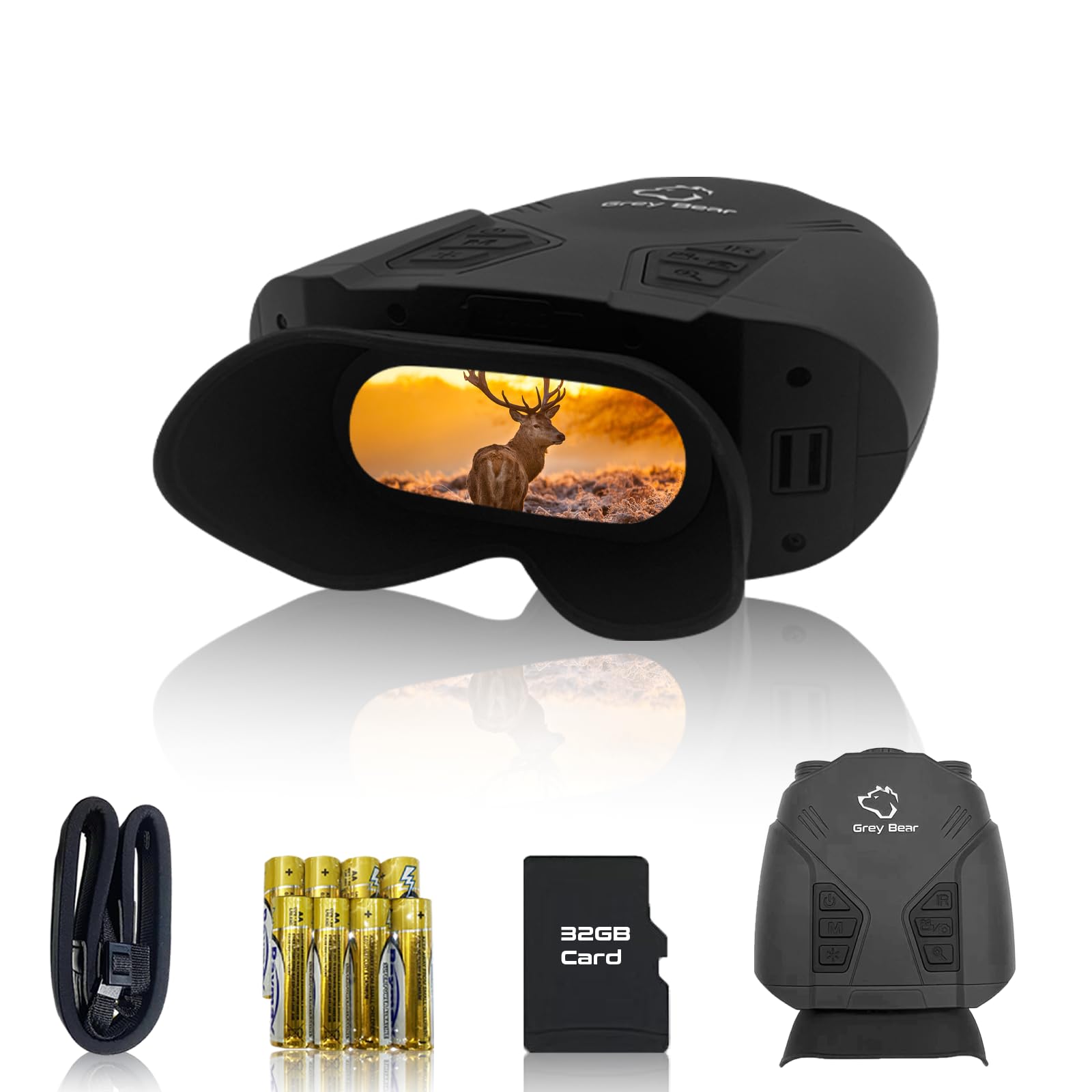 Amazon.com: Grey Bear Night Vision Goggles PRO 2, 9X Magnification