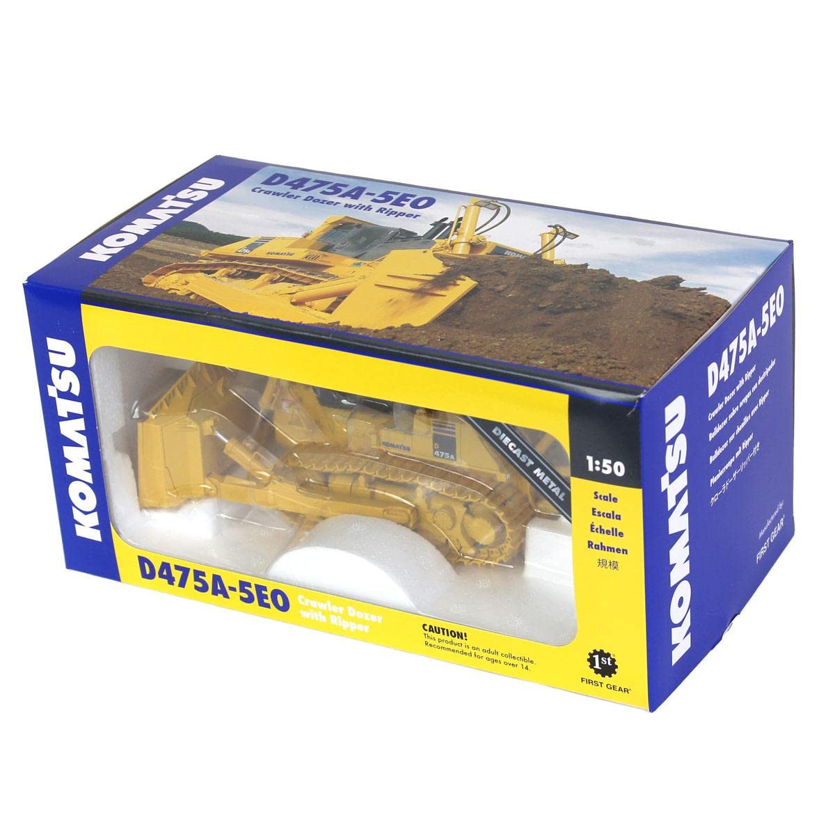 Amazon.co.jp: ファーストギア 1/50 コマツ D475A-5EO ドーザ : Hobbies