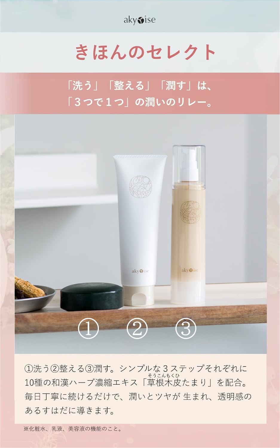 Amazon.co.jp: 【公式】akyrise（あきゅらいず）スキンケアセット 泡石