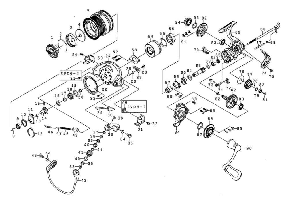 Amazon | ダイワ(DAIWA) 純正パーツ 17 スティーズ タイプ1 ハイ