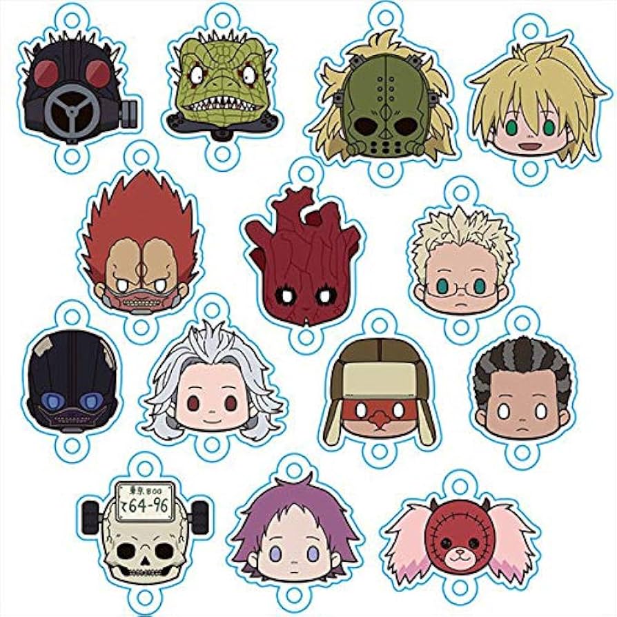 Amazon.co.jp: ドロヘドロ ちゅるキャラ れんけつ！キーホルダー BOX