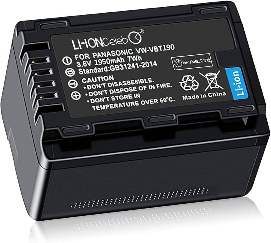 Amazon | Li-ion Celeb VW-VBT190-K VW-VBT190 互換バッテリー