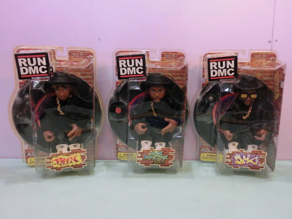 Amazon | MEZCO製 Run-D.M.C.フィギュア3体SET ラップ ヒップホップ