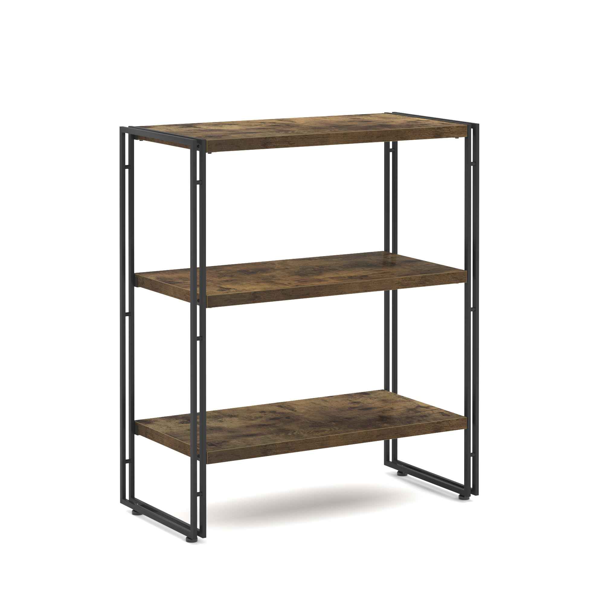 Amazon｜インテリア共和国 オープンシェルフ おしゃれ ラック 本棚