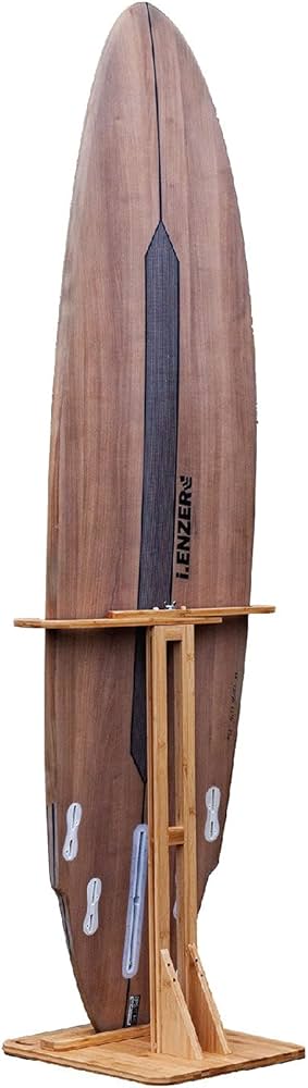 Amazon.co.jp: サーフボードラック バンブースタンド 縦置き