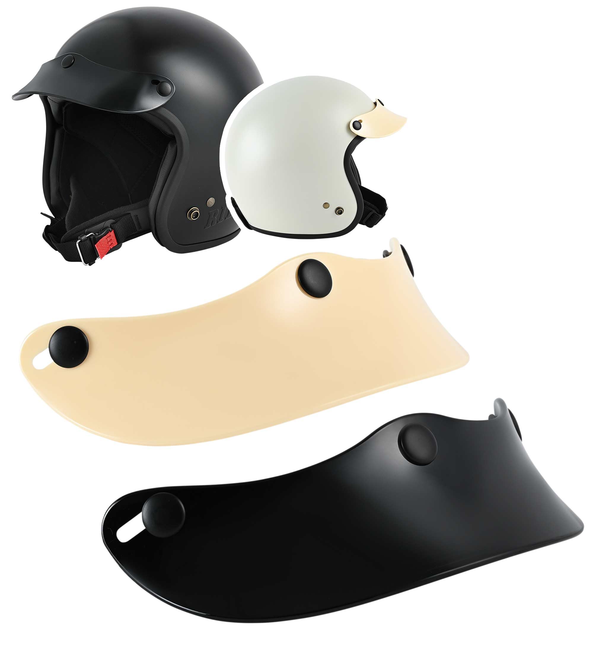 Amazon.co.jp: ヘルメット バイザー バイク 後付け 汎用 バイザー