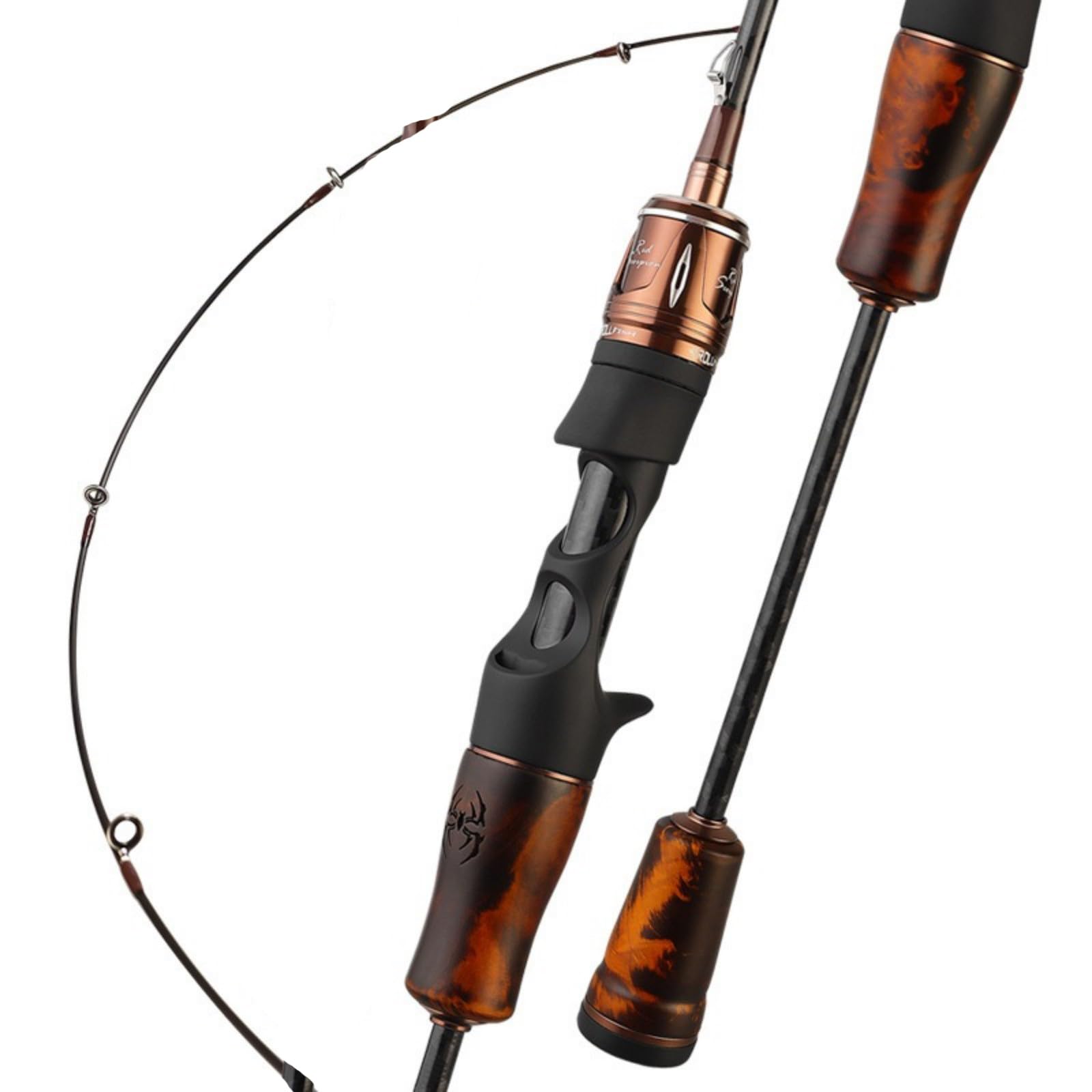 IRON LUNKER バスロッド 木製ハンドル IRON LUNKER バスロッド 木製