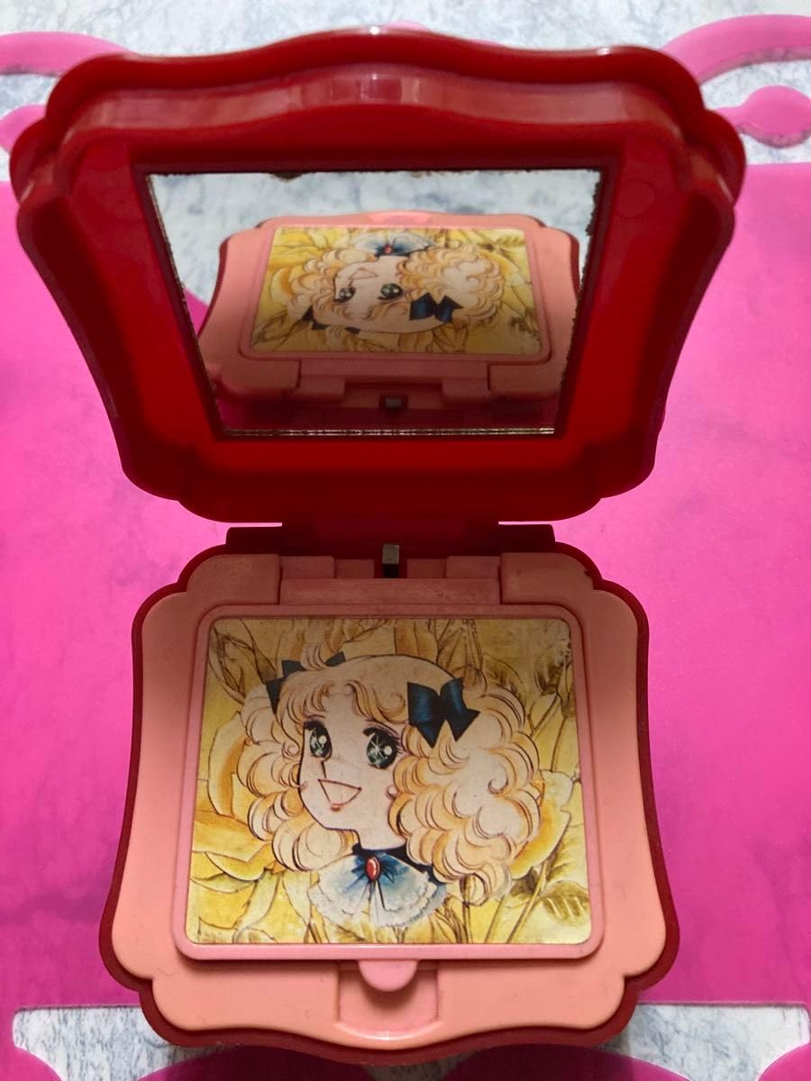 ポピー／キャンディキャンディオルゴール宝箱。プラスチック製【汚れ