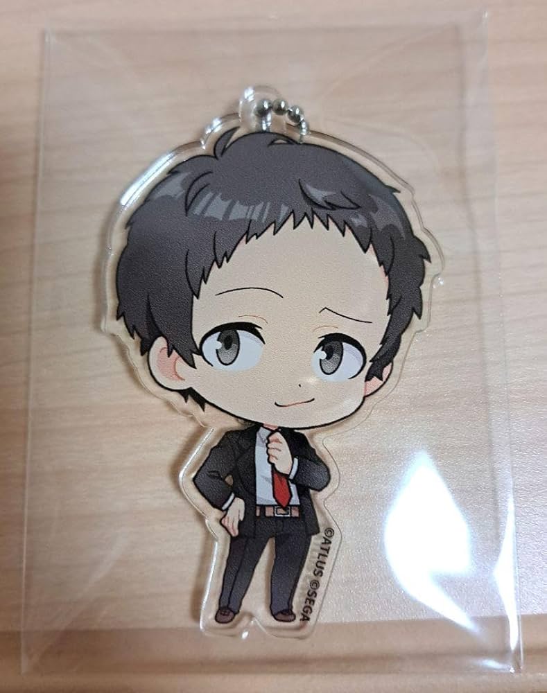 ペルソナ 25th セガコラボカフェ アクリルキーホルダー 足立透