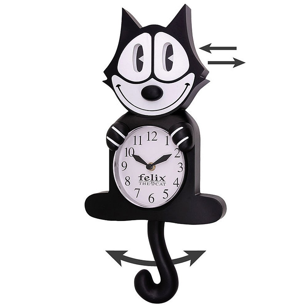 Amazon.com: Felix The Cat 3-D Motion Wall Clock : Home & Kitchen