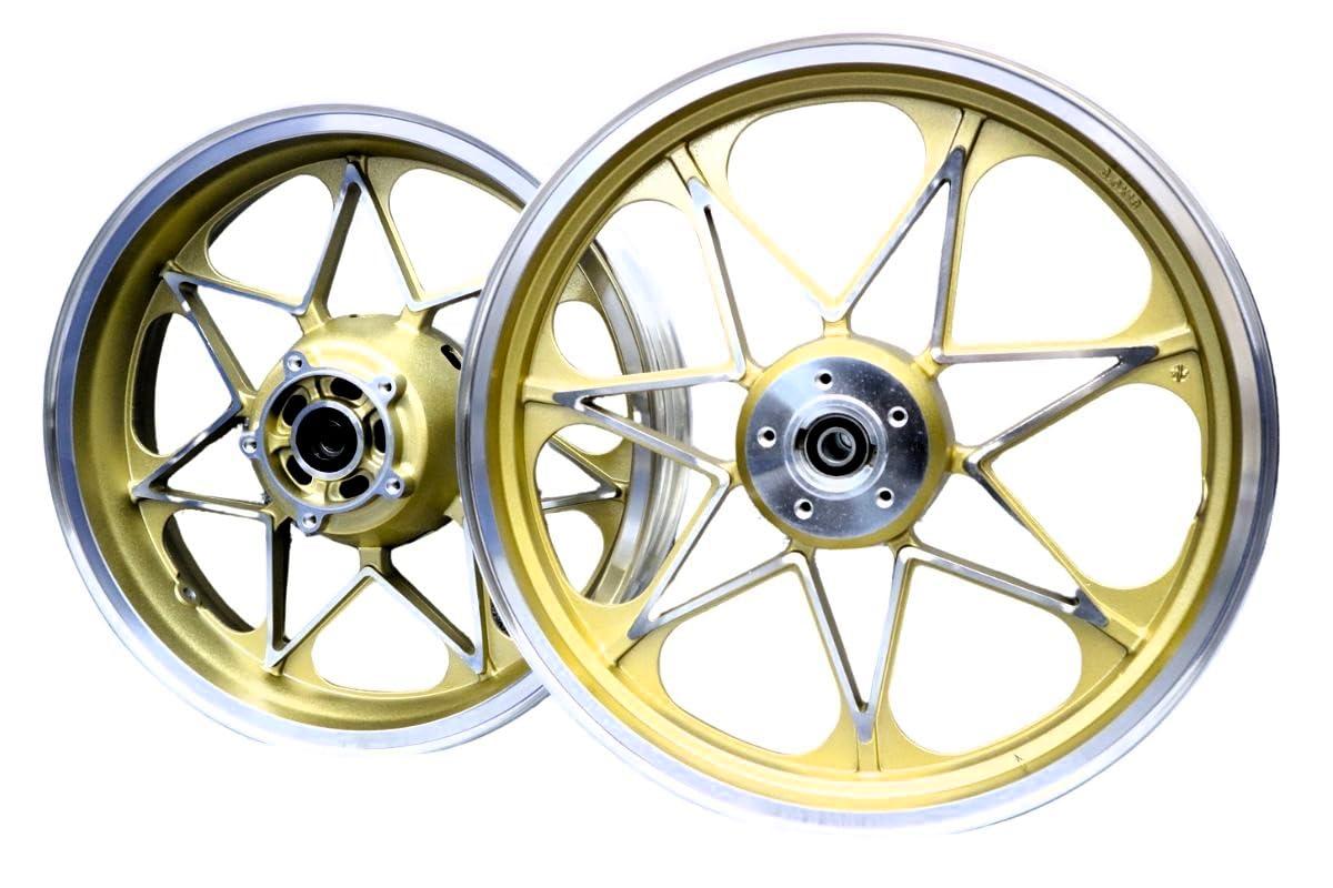 Amazon.co.jp: 【利益還元】ZRX400 キャストホイール ゴールド