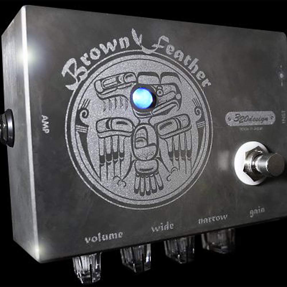 Amazon | 320design Brown Feather ディストーション