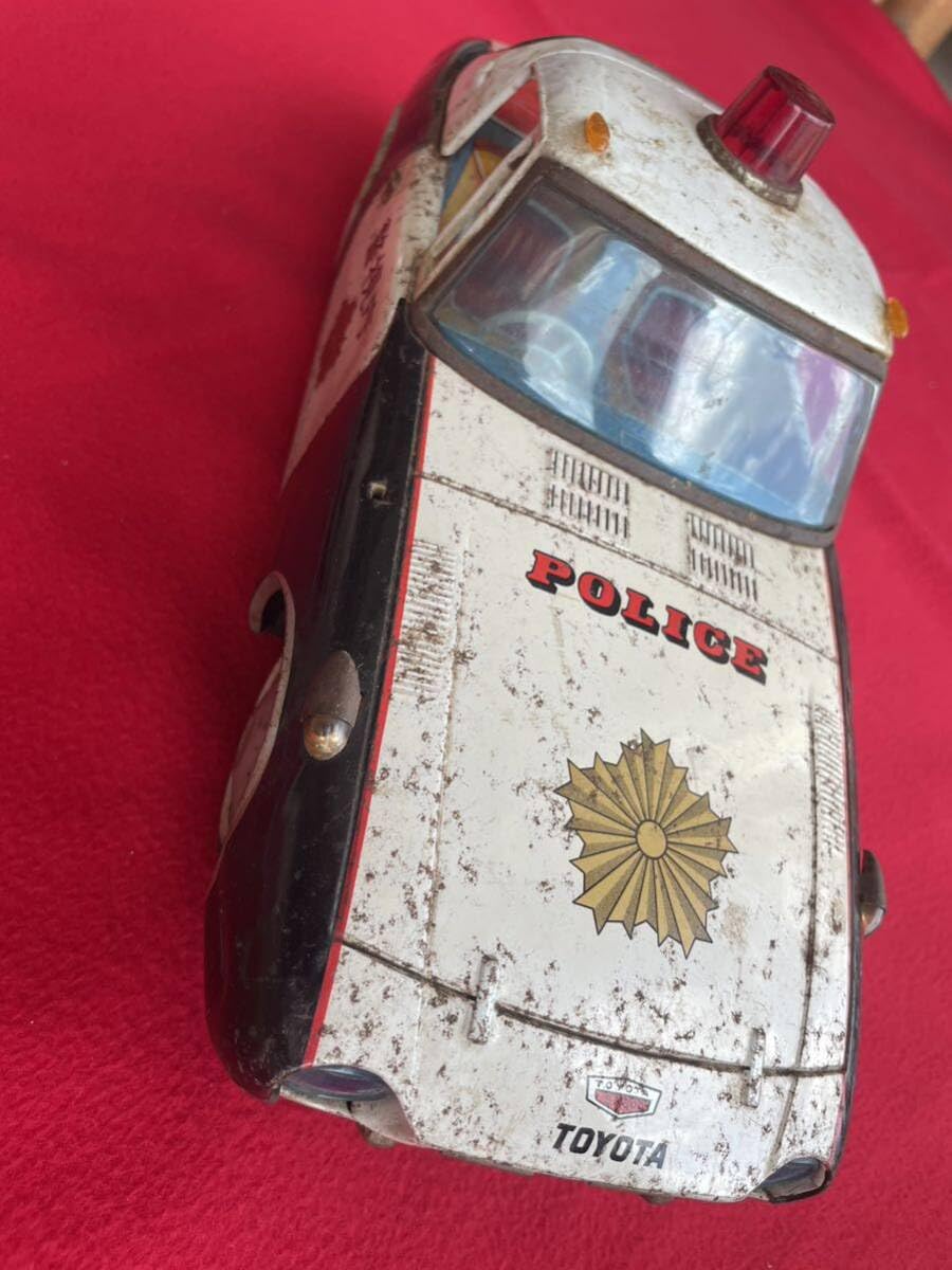 アサヒ玩具 ブリキ 警視庁パトロールカー トヨタスポーツ800 ヨタハチ