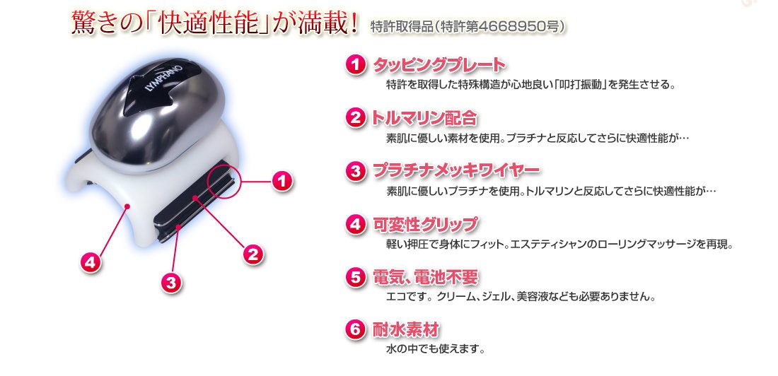 Amazon.co.jp: リンパーノ プラチナローラーEX : ドラッグストア