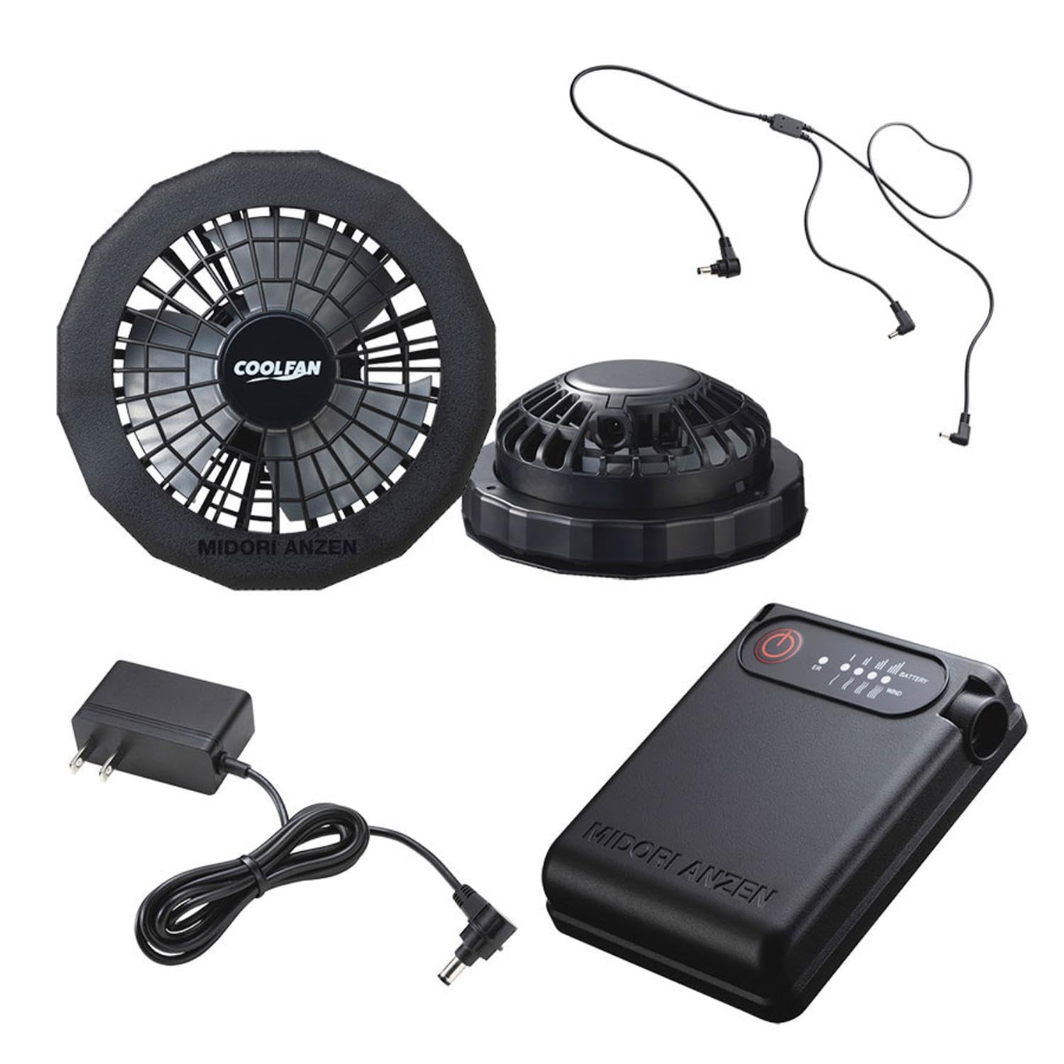 Amazon.co.jp: [ミドリ安全] クールファン用 レギュラーファン セット
