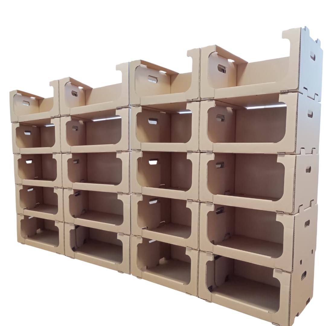 Amazon.co.jp: ダンボール ダンボール棚 収納ボックス ピッキング