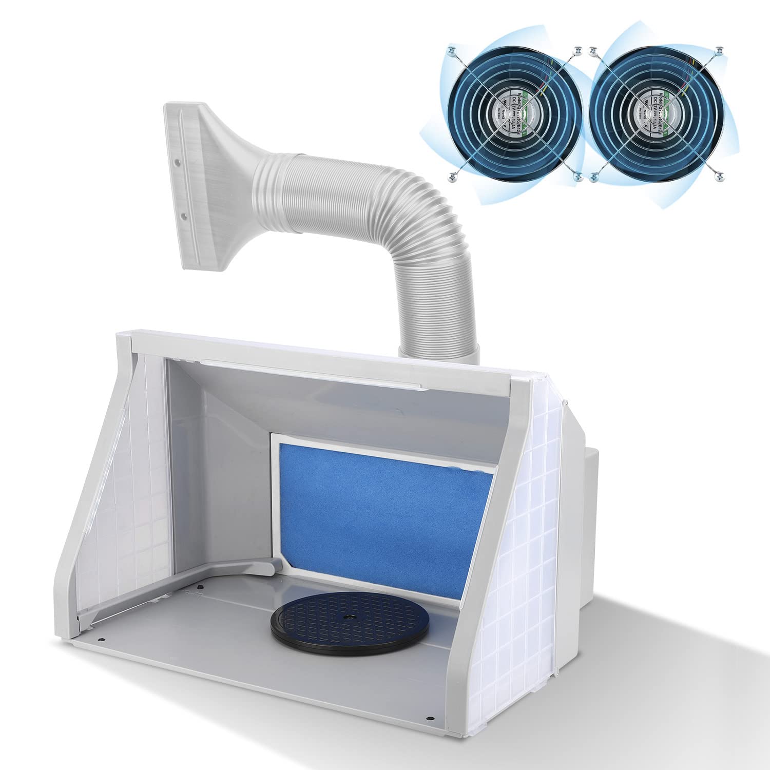 Amazon | Anesty ADFSPB-01 塗装ブース スプレーブース 2基フアン LED