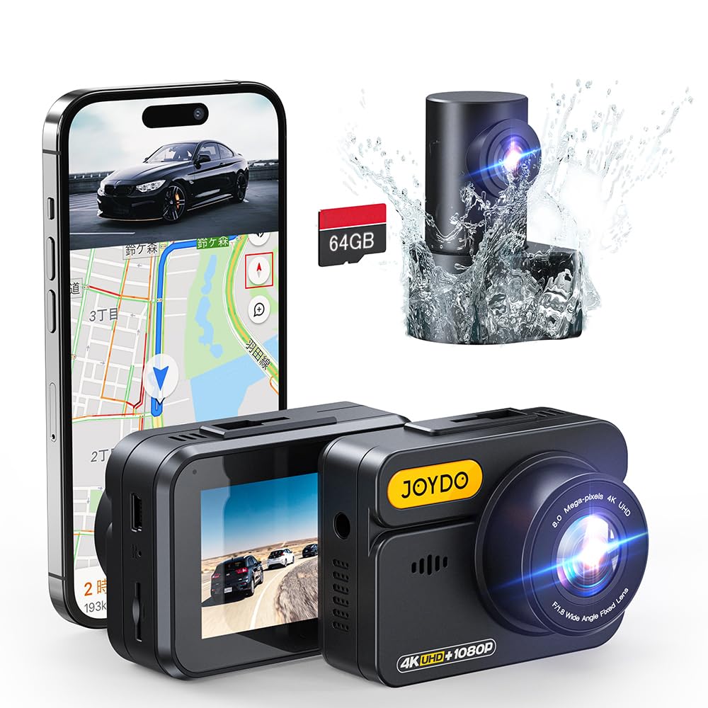 Amazon.co.jp: ドライブレコーダー 前後カメラ 4K UHD 800万画素 全