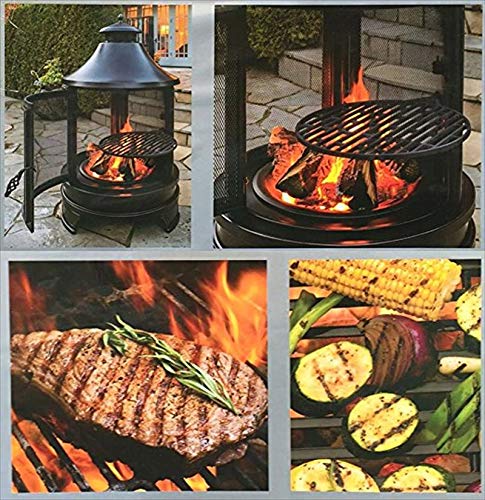 Amazon.co.jp: OUTDOOR FIRE COOKING PIT ファイヤー ピット 調理用