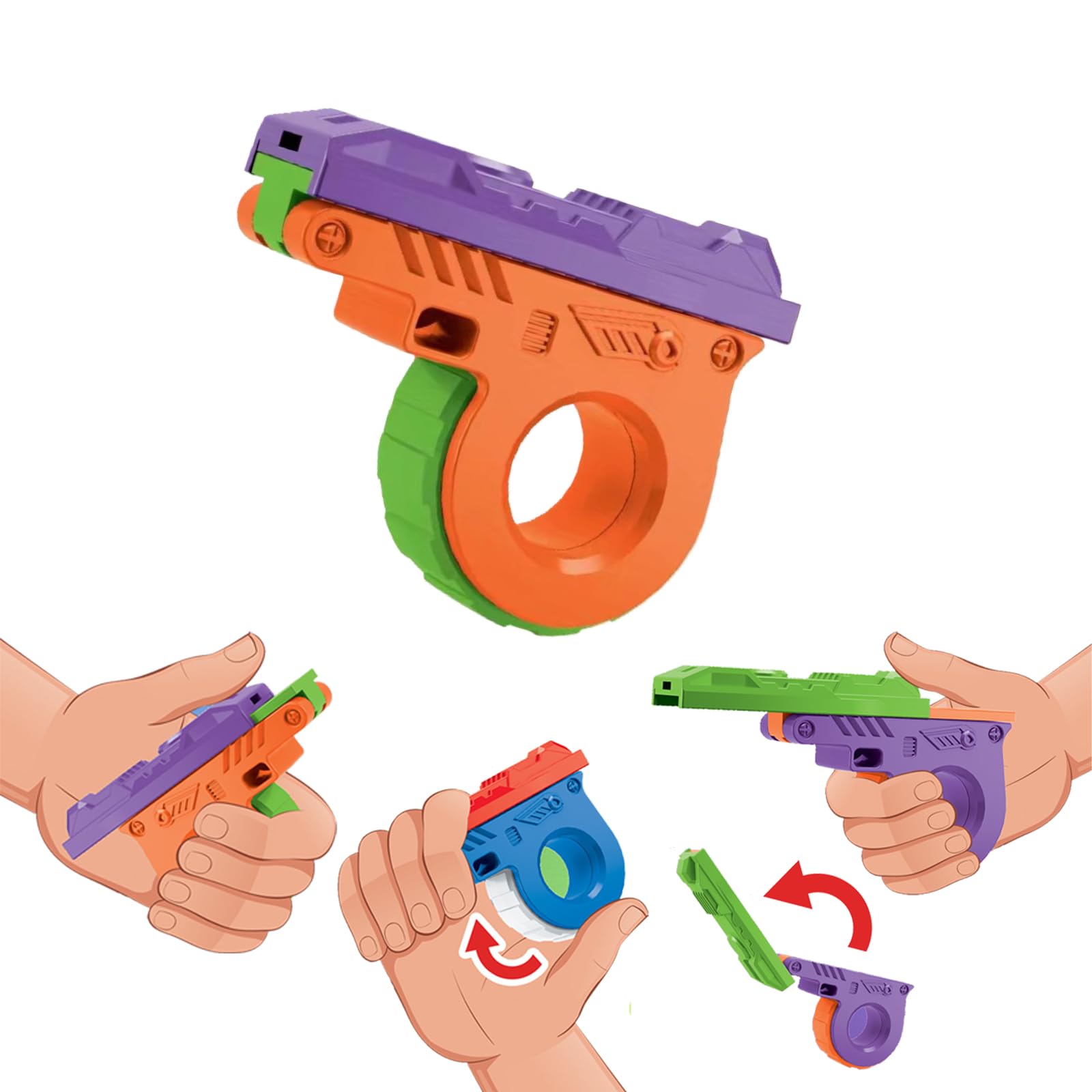 Amazon | クラシックトイ EDC ユニークなGUN外観デザイン メリー